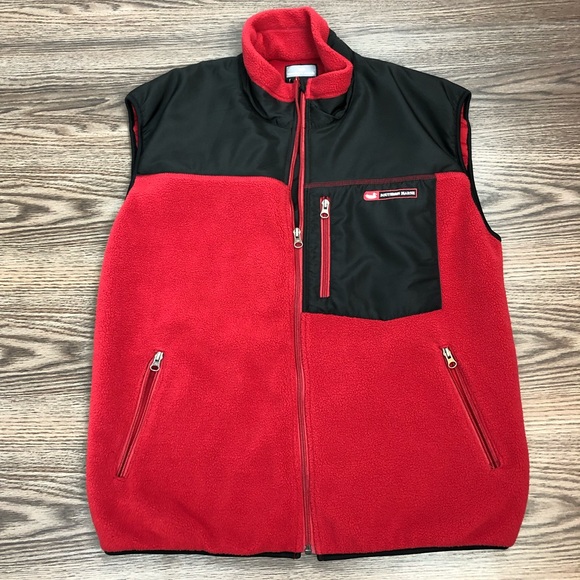 Southern Marsh Other - Southern Marsh Red & Black Fieldtec Fleece Vest S